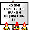 No one expects us!